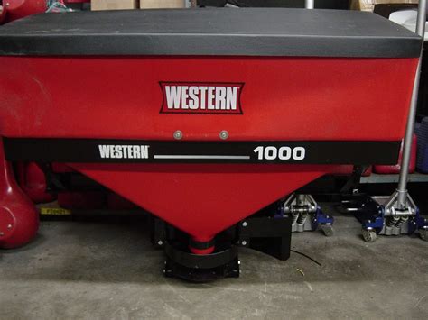 salter for skid steer|western tailgate salt spreaders.